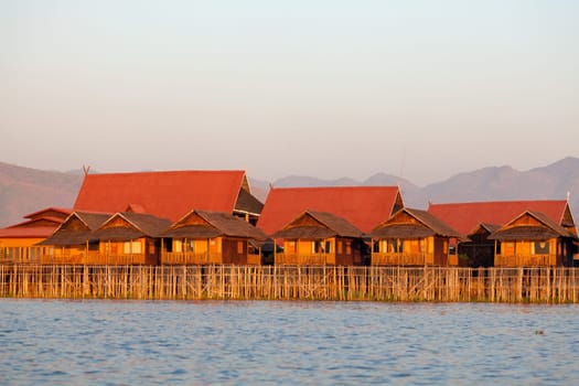 The people of Inle Lake (called Intha), some 70,000 of them, live in four cities bordering the lake, in numerous small villages along the shores, and on the lake itself.