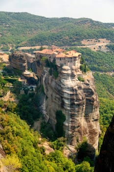 Meteora Clifftop Monasteries in Greece, one of the most important complexes of Eastern Orthodox monasteries. It is near small town Kalambaka.