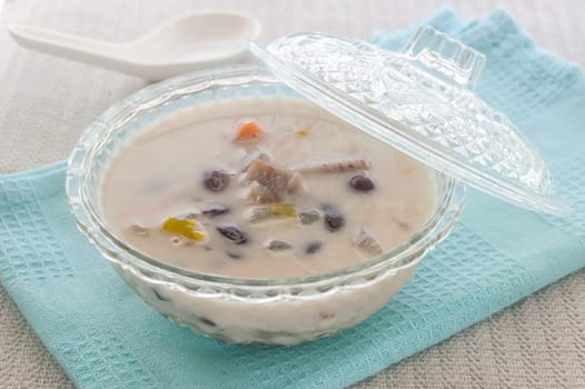 Dessert With Coconut Milk, Traditional Dessert For Health