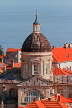 Fortress of Dubrovnik on the Adriatic Sea