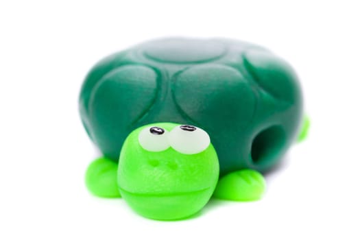 Turtle made of polymer clay