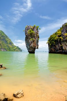 Khao Phing Kan is a pair of islands on the west coast of Thailand, in the Phang Nga Bay, Andaman Sea, near Phuket.