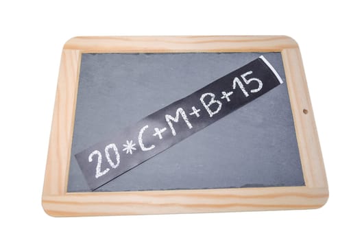 Slate table with inscription,here the house blessing according to an ancient custom by the Holy Three Kings