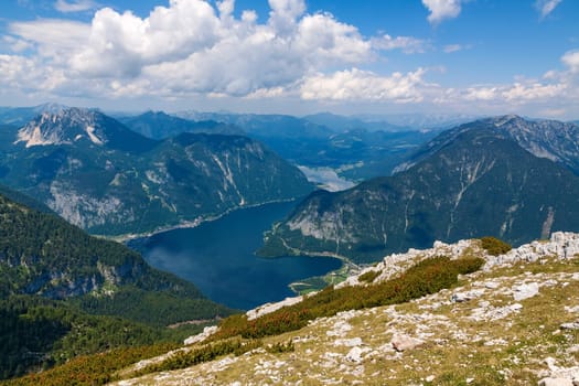 Lake Hallstatt - view from Dachstein-Krippenstein