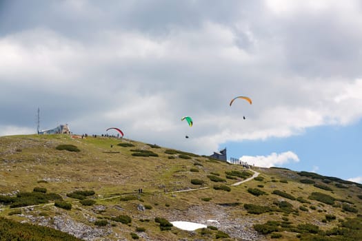 Obertraun, Austria - June 27, 2014