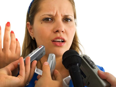 Interviewing young politician