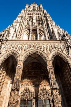 Ulm Minster, Cathedral, Ulmer Muenster, in Ulm, Germany