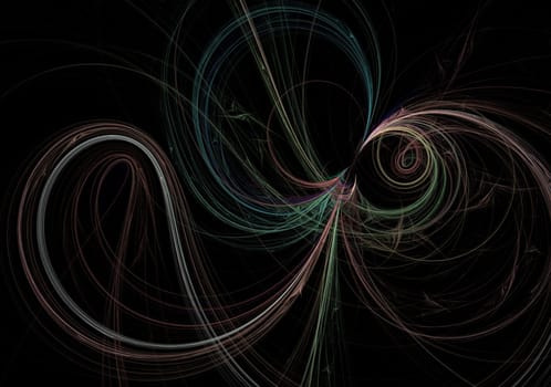 abstract fractal pattern can be used as background