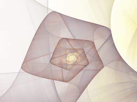 abstract fractal spiral pattern on light background
