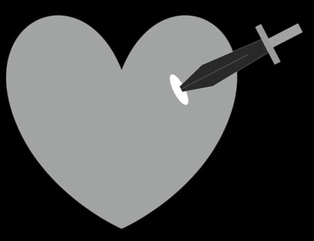 Stitch into the heart