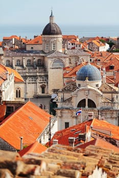Fortress of Dubrovnik on the Adriatic Sea