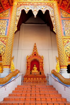 Wat Chedi Luang is a Buddhist temple in the historic centre of Chiang Mai, Thailand. The current temple grounds were originally made up of three temples - Wat Chedi Luang, Wat Ho Tham and Wat Sukmin.