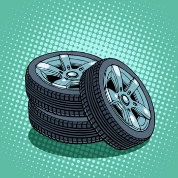 Tires spare wheels car replacement part repair
