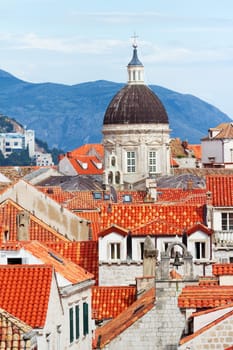 Fortress of Dubrovnik on the Adriatic Sea