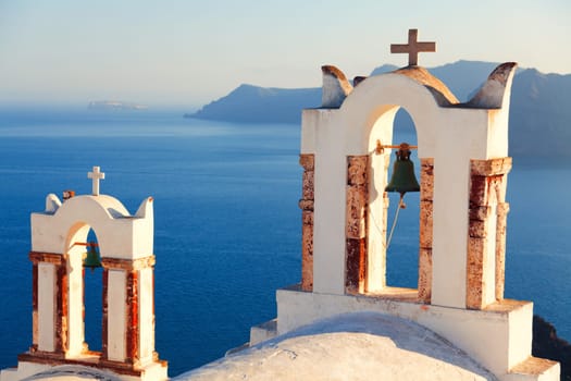 Oia, Santorini at daylight