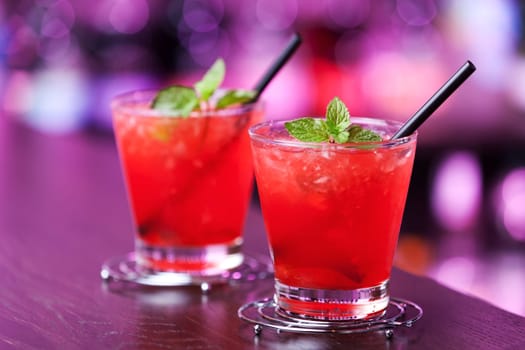 Mai Tai cocktail.Ingredients