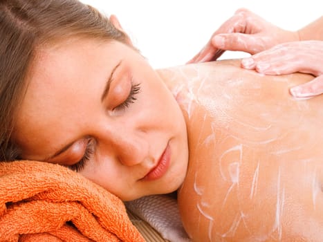 Woman having massage