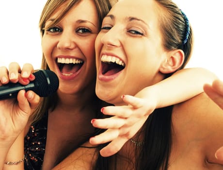 Girls singing