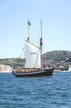 one old sail ship from sweden westcoast beutiful
