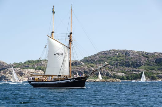 one old sail ship from sweden westcoast beutiful