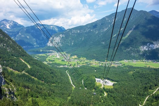 Obertraun, Austria - June 27, 2014
