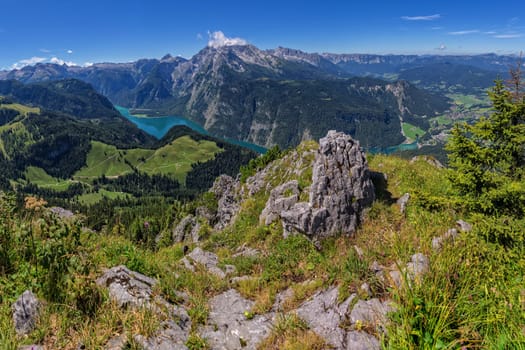 View from the Jenner to the Königssee