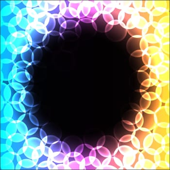 Colorful Bokeh light Background vector