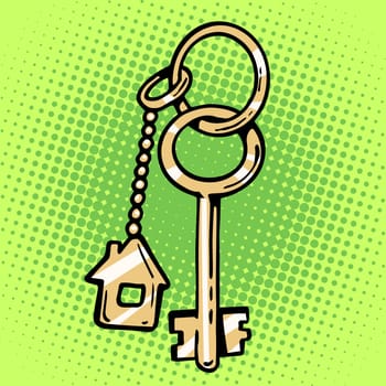 keychain house keys housewarming sale property symbol