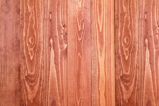 Brown painted  wooden wall as background or texture