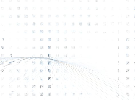 Abstract design on the subject of science, technology and design