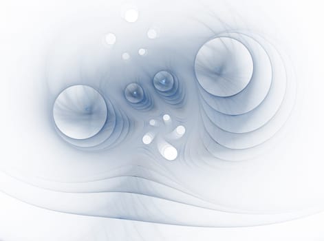 Abstract design on the subject of science, technology and design