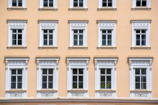 Facade view in Salzburg