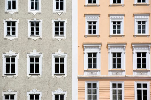 Facade view in Salzburg