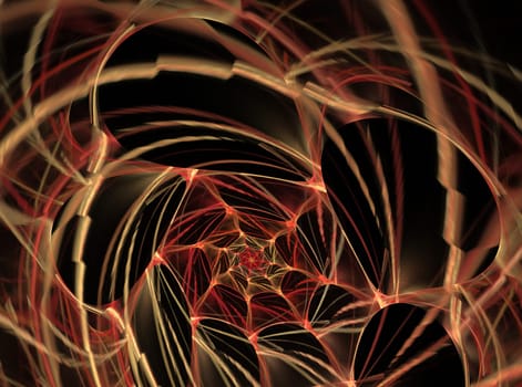 Abstract design on the subject of science, technology and design