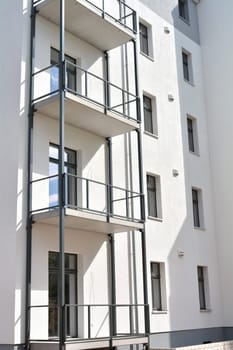 newly renovated vacant residential building in the city centre of Magdeburg