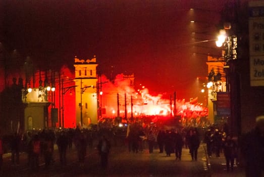 WARSAW, POLAND - NOVEMBER 11