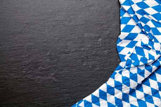 Oktoberfest tablecloth with chalkboard background
