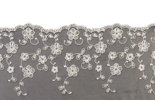 three scanned lace design strips
