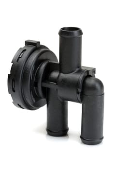 Plastic faucet heater car. Isolate on white background