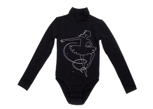 Children's clothing for dance classes. Isolate on white.