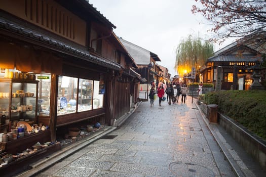 Kyoto, Japan - NOV 25, 2013