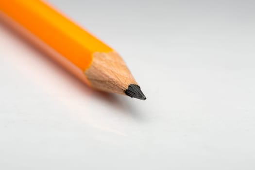 Orange Pencil Close Up