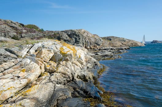 one little rock on the swedish westcoast in stigfjorden