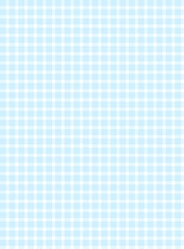 Tablecloth with checkpattern in high-edge format in the colours white and light blue