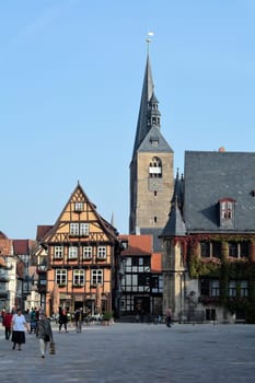 Market square in Quedlinburg