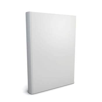 Blank book. 3d illustration isolated on white background