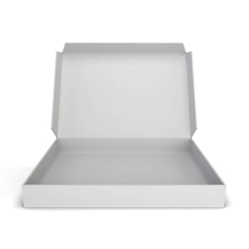 Blank box. 3d illustration isolated on white background