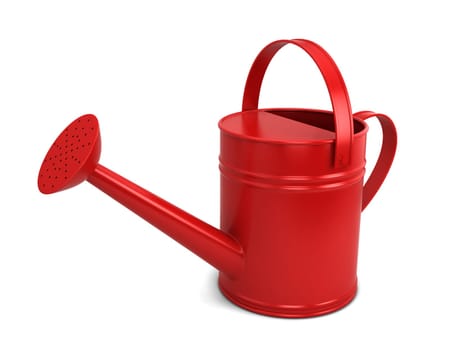 Watering can. 3d illustration isolated on white background