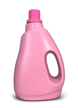 Blank detergent. 3d illustration isolated on white background