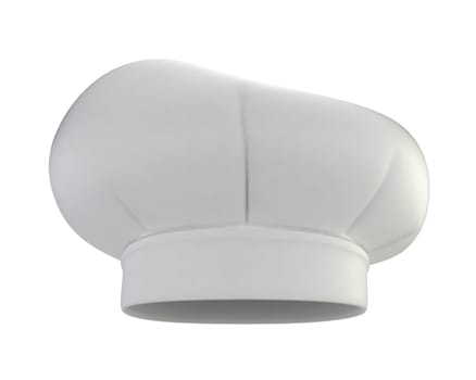 Chef hat. 3d illustration isolated on white background
